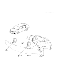 9075524-Horn assy-universal (high tone)