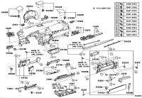 5505433090-DAMPER, GLOVE COMPARTMENT DOOR