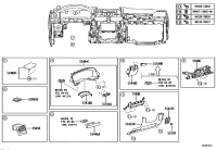 5540460361C1-PANEL SUB-ASSY, INSTRUMENT CLUSTER FINISH, NO.2