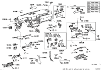 5506160090-REGISTER SUB-ASSY, INSTRUMENT PANEL, NO.1