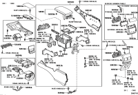 5560433050-HOLDER SUB-ASSY, INSTRUMENT PANEL CUP