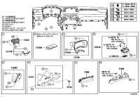 550420R060C1-DOOR SUB-ASSY, INSTRUMENT PANEL BOX, NO.2