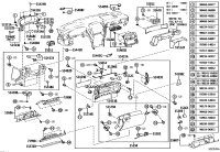 5557950010-BAND, GLOVE COMPARTMENT BOX