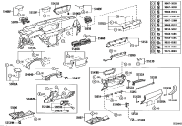 5542130090-PANEL, INSTRUMENT CLUSTER FINISH, UPPER