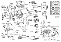 554050G010-PANEL SUB-ASSY, INSTRUMENT CLUSTER FINISH, CENTER