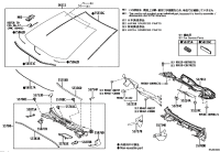5338302320-SEAL, HOOD TO COWL TOP