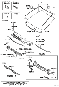 5338306140-SEAL, HOOD TO COWL TOP