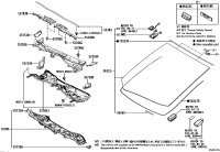 5338358040-SEAL, HOOD TO COWL TOP