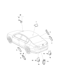5Q0035507K-Roof antenna