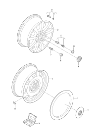 561601025A-Wheel rim-aluminium alloy