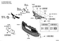 5311202C80-GRILLE, RADIATOR, LOWER