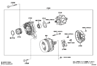 270600V280-ALTERNATOR, 12V 80A 4PK, TOYOTA