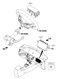 56900C9000TRY-MODULE ASSY-STRG WHEEL AIR BAG