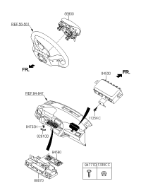 80100C1100TRY-MODULE ASSY-STRG WHEEL AIR BAG