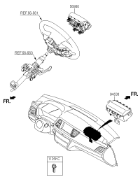 56900B1000RRY-MODULE ASSY-STRG WHEEL AIR BAG