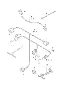L4GD971365G-Harness, for seatbelt warning system