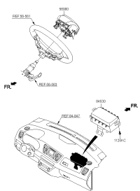 84530A9000-AIR BAG ASSY-PASSENGER