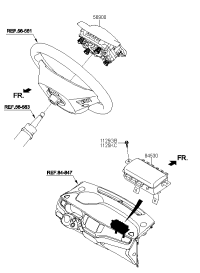 56900A4000-MODULE ASSY-STRG WHEEL AIR BAG