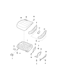56D881106A-Frame, seat w/pow