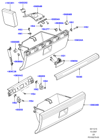 LR007361-PANEL ASSY-LWR CRASH PAD