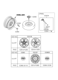 52910F0400-WHEEL ASSY-ALUMINIUM