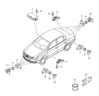 3AA998490-1 set of sensor bracket commonly used position: