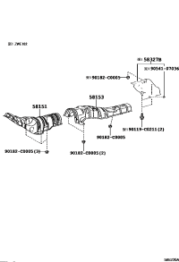 5815102310-INSULATOR, FRONT FLOOR HEAT, NO.1