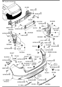 GW9A50369-PROTECTOR,RR. BUMPER