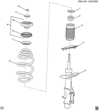 22737714-Strut (ordered with nut 11569637) (AC-DELCO #22737714)