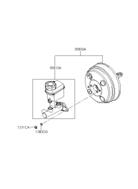 585003K300-BOOSTER ASSY-MASTER CYLINDER A