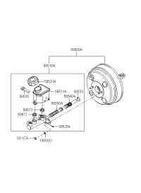 585003K200-BOOSTER ASSY-MASTER CYLINDER A