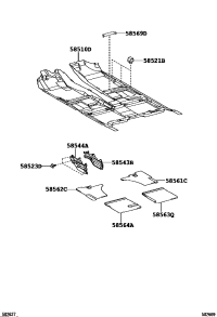 5851006343E1-CARPET ASSY, FLOOR