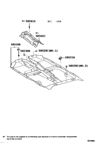 5852112130-HOOK, FLOOR CARPET