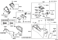5890502C70A1-DOOR SUB-ASSY, CONSOLE COMPARTMENT