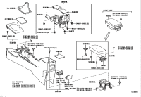 5561802080E1-HOLDER, CONSOLE BOX CUP