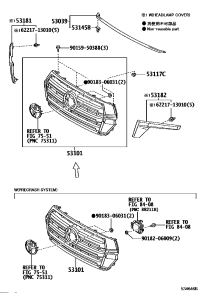 5310160936-GRILLE SUB-ASSY