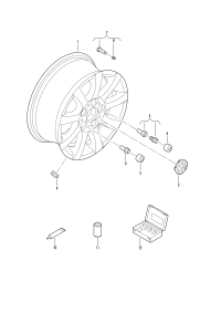 1K0601025CH-Wheel rim-aluminium alloy