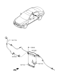 59700B1600-PARKING BRAKE ASSY-ELECTRONIC