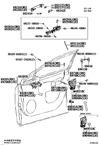 6904048110-LOCK ASSY, FRONT DOOR W/MOTOR, LH