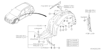 59110FL040-MUD GUARD ASSY F SDR