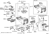5880360090-BOX SUB-ASSY, CONSOLE CUP HOLDER
