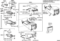 5890560610C0-DOOR SUB-ASSY, CONSOLE COMPARTMENT