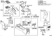 5892302450C0-PANEL, CONSOLE RR