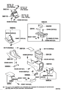 5880433580-PANEL SUB-ASSY, CONSOLE, UPPER