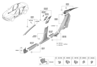 85883J1100NNB-TRIM-FR STEP PLATE,RH