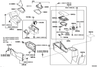 5880402450C0-PANEL SUB-ASSY, CONSOLE, UPPER