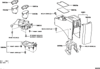 589230F040E0-PANEL, CONSOLE RR