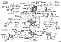 7207558010-ARM SUB-ASSY, REAR RECLINING ADJUST, LWR INNER LH
