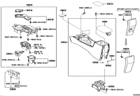 589030R060C0-PANEL SUB-ASSY, CONSOLE REAR END