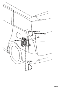 5879058041-CARRIER ASSY, JACK